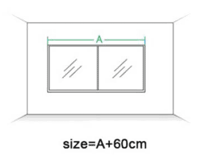 Half wall curtain track